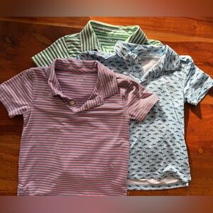 Jcrew crew it’s polo shirts - set of 3, XS (4-5)